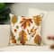 Glitzhome&#xAE; Embroidered Fall Leaves Pillow